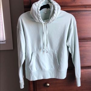 Cool mint Uniqlo hoodie